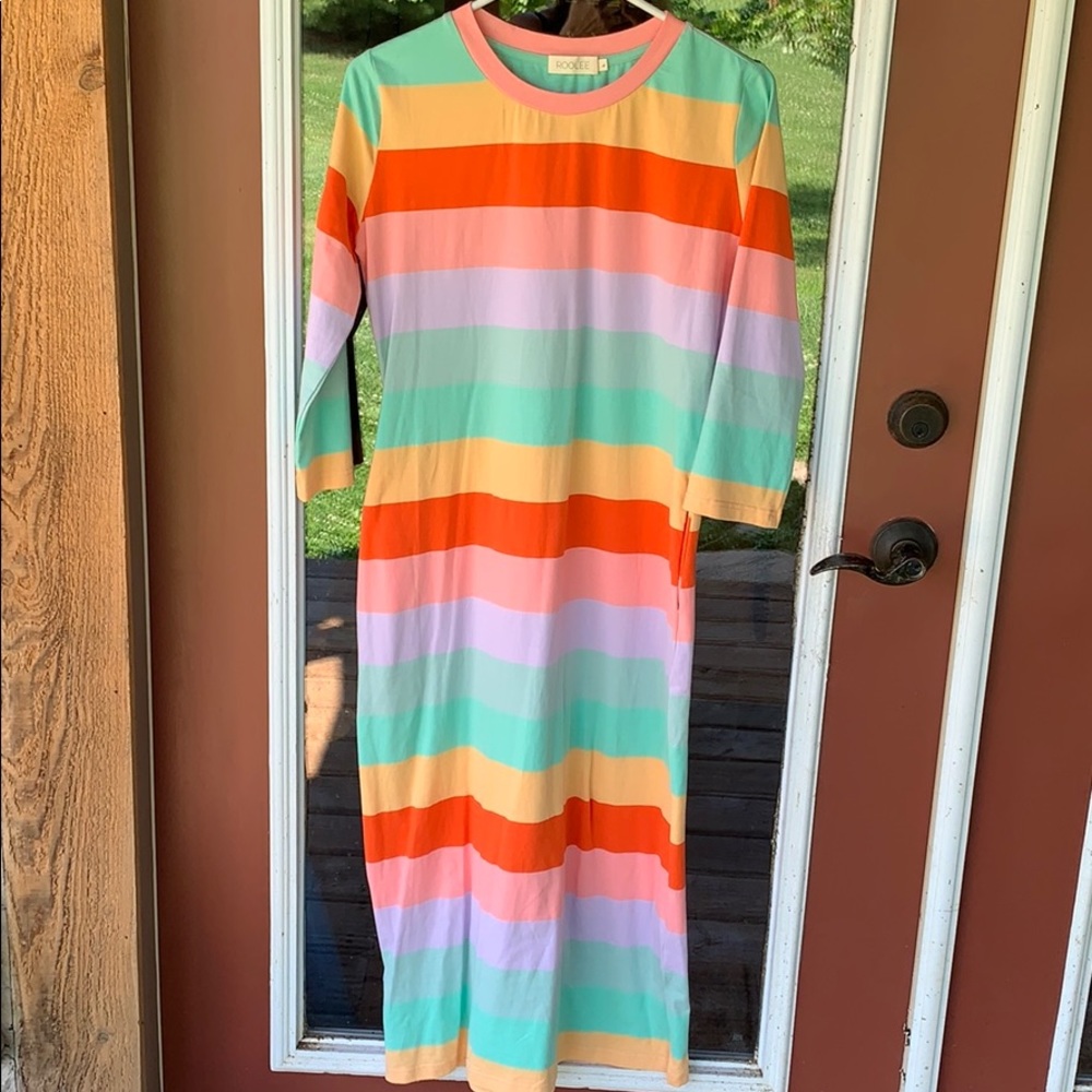 Fun colorful cotton dress